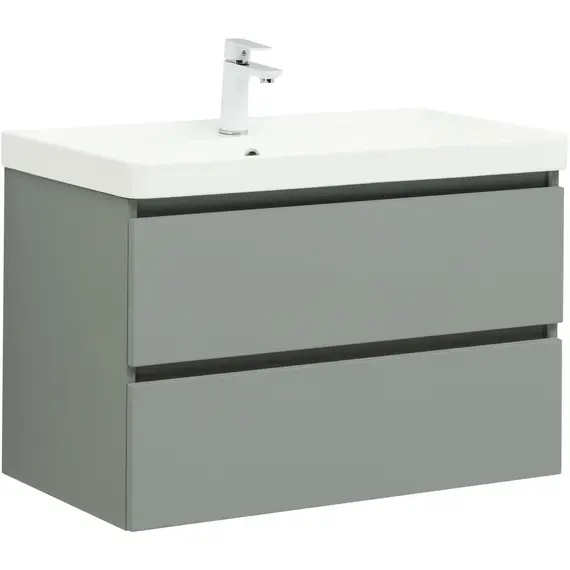 ТУМБА ПОД РАКОВИНУ AQUANET ВЕГА 2.0 80 МИСТИ ГРИН