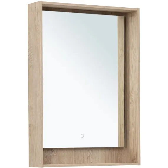 ЗЕРКАЛО AQUANET МИЛАН 60 ДУБ СВЕТЛЫЙ