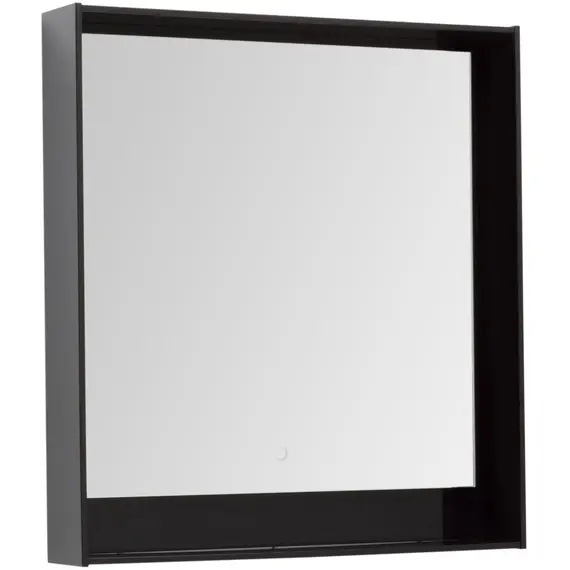 ЗЕРКАЛО AQUANET МИЛАН 80 LED ЧЕРНЫЙ ГЛЯНЕЦ