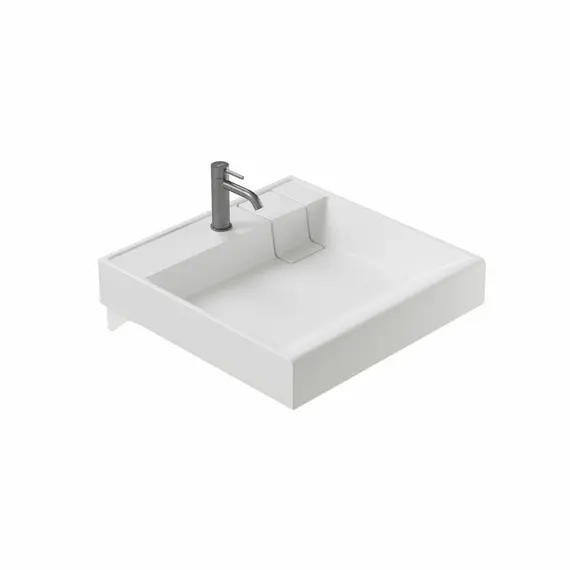 РАКОВИНА НАД СТИРАЛЬНОЙ МАШИНОЙ CERAMICANOVA QUATTRO 600X600X123 ММ, БЕЛЫЙ