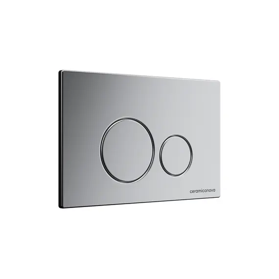 СИСТЕМА ИНСТАЛЛЯЦИИ ДЛЯ УНИТАЗОВ CERAMICANOVA ENVISION С КНОПКОЙ СМЫВА ROUND, ХРОМ МАТОВЫЙ