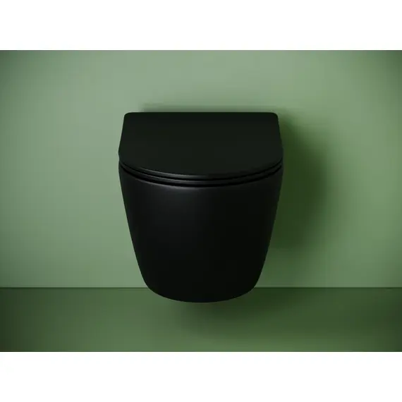 ПОДВЕСНОЙ УНИТАЗ CERAMICANOVA UNO, ЧЕРНЫЙ МАТОВЫЙ