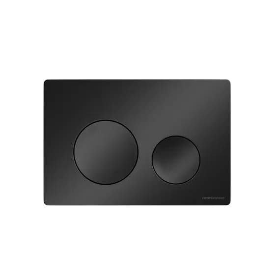 КНОПКА СМЫВА BALANCE, КЛАВИШИ CERAMICANOVA CIRCLE, ЧЕРНЫЙ МАТОВЫЙ