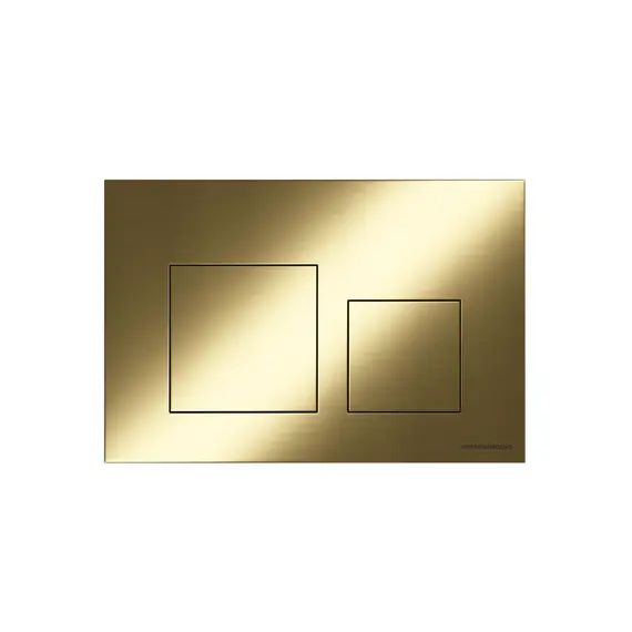КНОПКА СМЫВА BALANCE, КЛАВИШИ CERAMICANOVA SQUARE, БРАШИРОВАННОЕ ЗОЛОТО