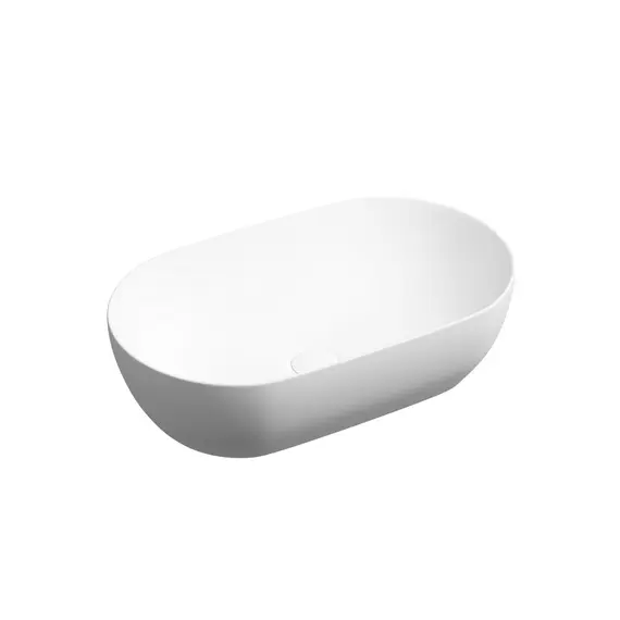 РАКОВИНА CERAMICANOVA TWIST НАКЛАДНАЯ ОВАЛЬНАЯ 500X300X140 ММ, БЕЛЫЙ МАТОВЫЙ