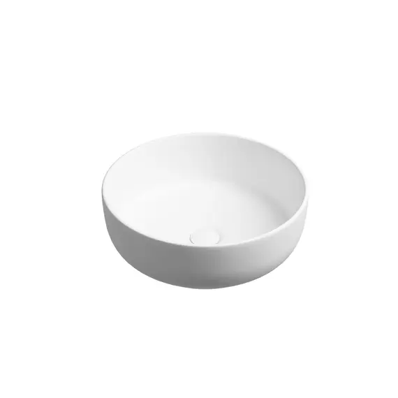 РАКОВИНА НАКЛАДНАЯ CERAMICANOVA TAYCAN КРУГЛАЯ, БЕЛАЯ МАТОВАЯ