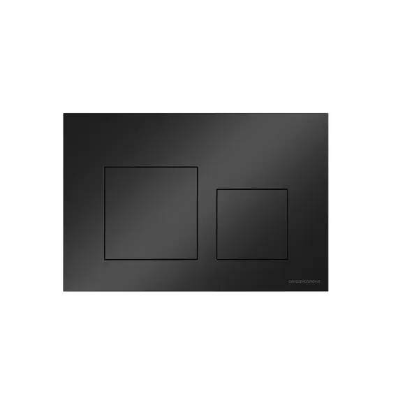 СИСТЕМА ИНСТАЛЛЯЦИИ ДЛЯ УНИТАЗОВ CERAMICANOVA BALANCE С КНОПКОЙ СМЫВА SQUARE, ЧЕРНЫЙ МАТОВЫЙ