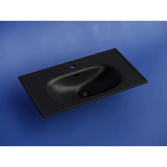 РАКОВИНА НАКЛАДНАЯ CERAMICANOVA SABO 800X460X130 ММ, ЧЕРНЫЙ МАТОВЫЙ