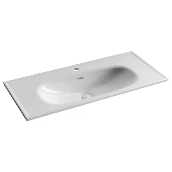 РАКОВИНА НАКЛАДНАЯ CERAMICANOVA SABO 1000X460X130 ММ, БЕЛЫЙ