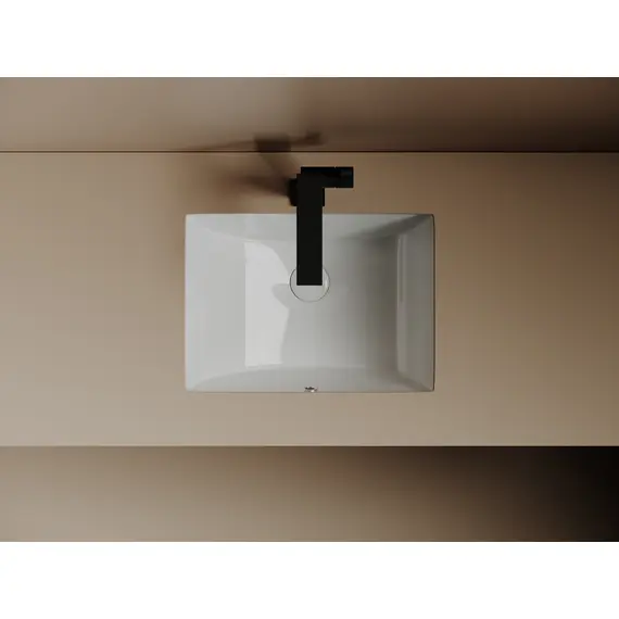 РАКОВИНА ВСТРАИВАЕМАЯ СНИЗУ CERAMICANOVA ERA 460X348X213 ММ, БЕЛЫЙ