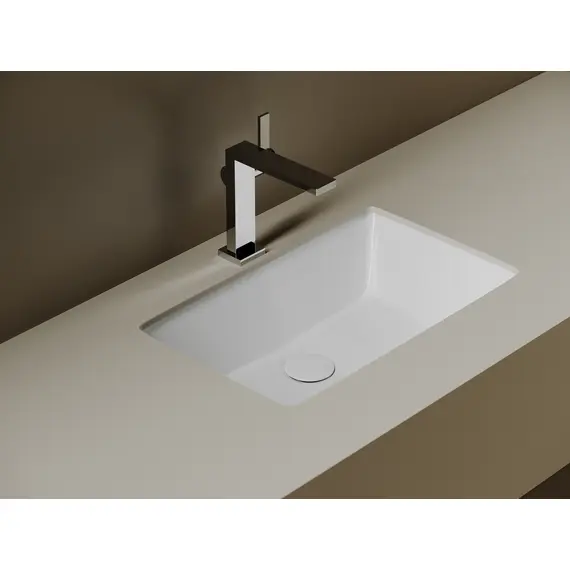 РАКОВИНА ВСТРАИВАЕМАЯ СНИЗУ CERAMICANOVA ERA 525X345X17 5ММ, БЕЛЫЙ