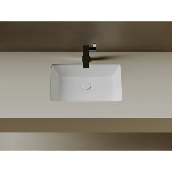 РАКОВИНА ВСТРАИВАЕМАЯ СНИЗУ CERAMICANOVA ERA 525X345X17 5ММ, БЕЛЫЙ