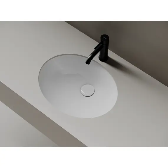 РАКОВИНА ВСТРАИВАЕМАЯ СНИЗУ CERAMICANOVA ERA 465X380X190 ММ, БЕЛЫЙ