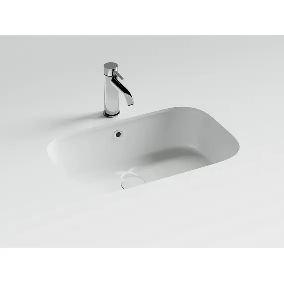 РАКОВИНА ВСТРАИВАЕМАЯ СНИЗУ CERAMICANOVA ERA 570X395X195 ММ, БЕЛЫЙ