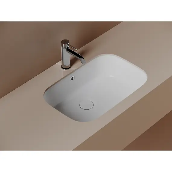 РАКОВИНА ВСТРАИВАЕМАЯ СНИЗУ CERAMICANOVA ERA 570X395X195 ММ, БЕЛЫЙ