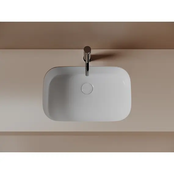 РАКОВИНА ВСТРАИВАЕМАЯ СНИЗУ CERAMICANOVA ERA 570X395X195 ММ, БЕЛЫЙ