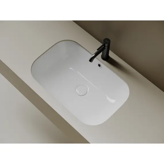 РАКОВИНА ВСТРАИВАЕМАЯ СНИЗУ CERAMICANOVA ERA 610X405X190 ММ, БЕЛЫЙ