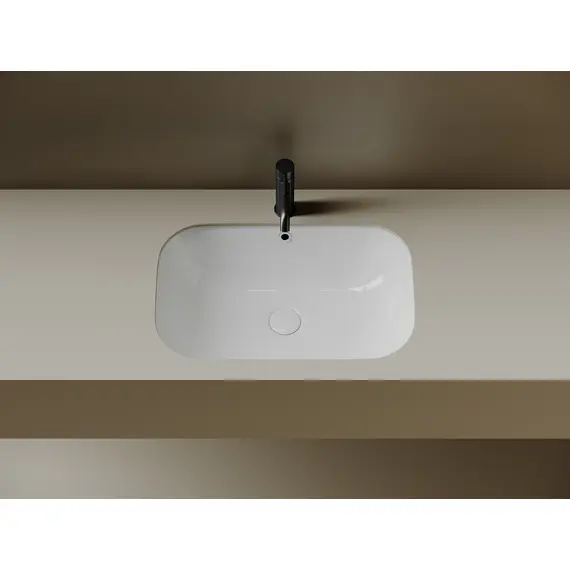РАКОВИНА ВСТРАИВАЕМАЯ СНИЗУ CERAMICANOVA ERA 610X405X190 ММ, БЕЛЫЙ