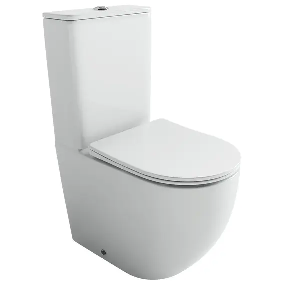 НАПОЛЬНЫЙ ПРИСТАВНОЙ УНИТАЗ CERAMICANOVA MIA, БЕЛЫЙ