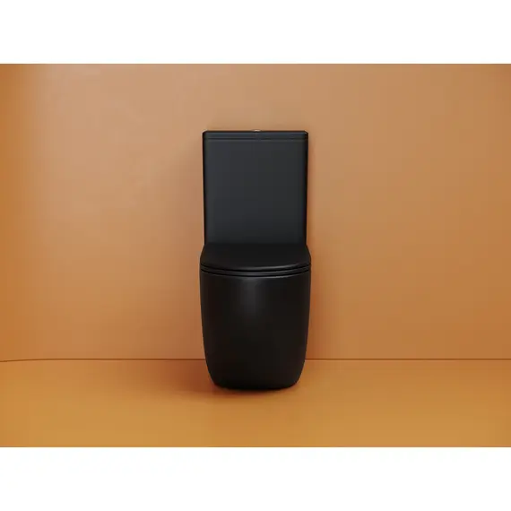 НАПОЛЬНЫЙ ПРИСТАВНОЙ УНИТАЗ CERAMICANOVA METROPOL, ЧЕРНЫЙ МАТОВЫЙ