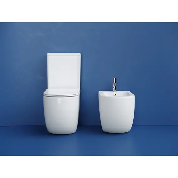 НАПОЛЬНЫЙ ПРИСТАВНОЙ УНИТАЗ CERAMICANOVA METROPOL,БЕЛЫЙ