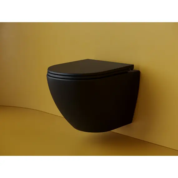 ПОДВЕСНОЙ УНИТАЗ CERAMICANOVA METROPOL, ЧЕРНЫЙ МАТОВЫЙ