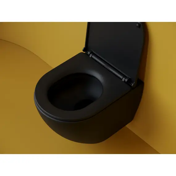 ПОДВЕСНОЙ УНИТАЗ CERAMICANOVA METROPOL, ЧЕРНЫЙ МАТОВЫЙ