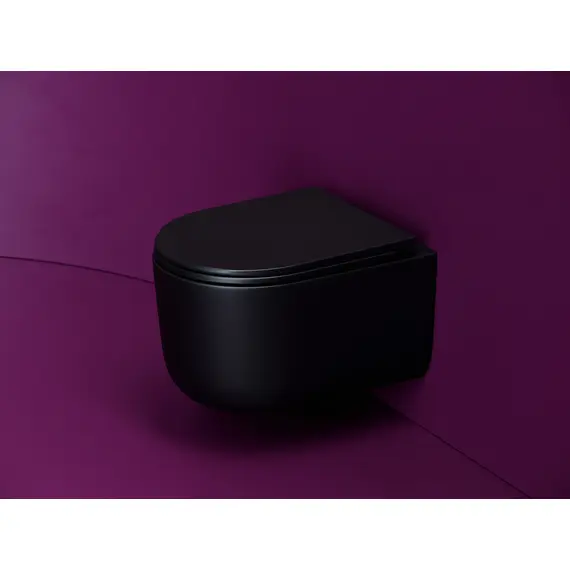 ПОДВЕСНОЙ УНИТАЗ CERAMICANOVA ULMA, ЧЕРНЫЙ МАТОВЫЙ
