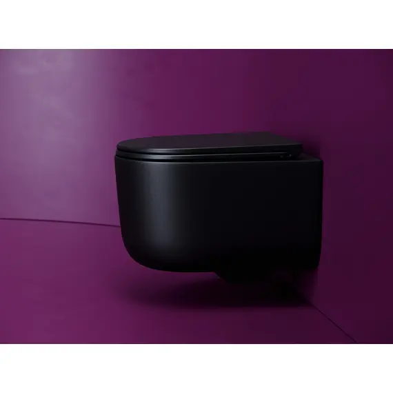 ПОДВЕСНОЙ УНИТАЗ CERAMICANOVA ULMA, ЧЕРНЫЙ МАТОВЫЙ