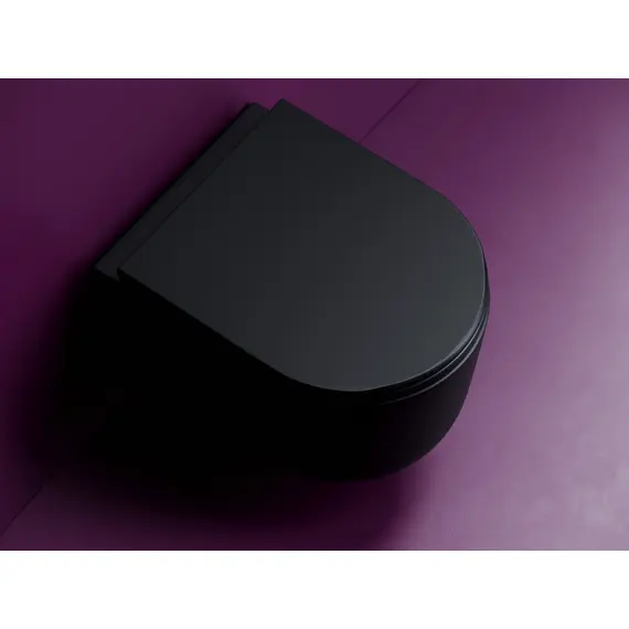 ПОДВЕСНОЙ УНИТАЗ CERAMICANOVA ULMA, ЧЕРНЫЙ МАТОВЫЙ