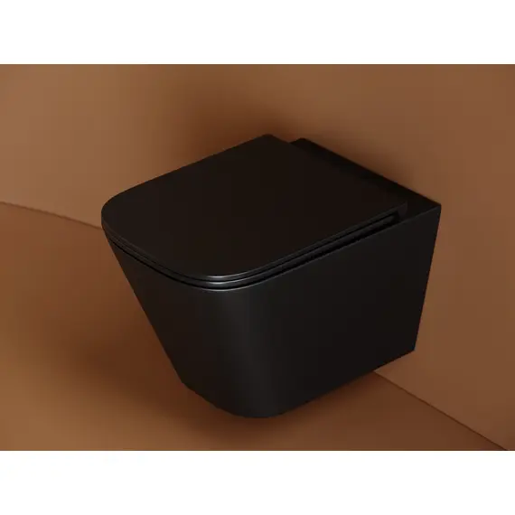 ПОДВЕСНОЙ УНИТАЗ CERAMICANOVA UNION, ЧЕРНЫЙ МАТОВЫЙ