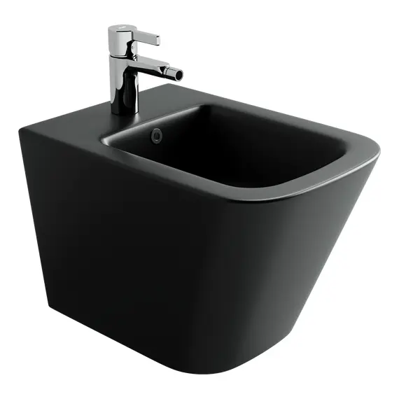 ПОДВЕСНОЕ БИДЕ CERAMICANOVA UNION, ЧЕРНЫЙ МАТОВЫЙ