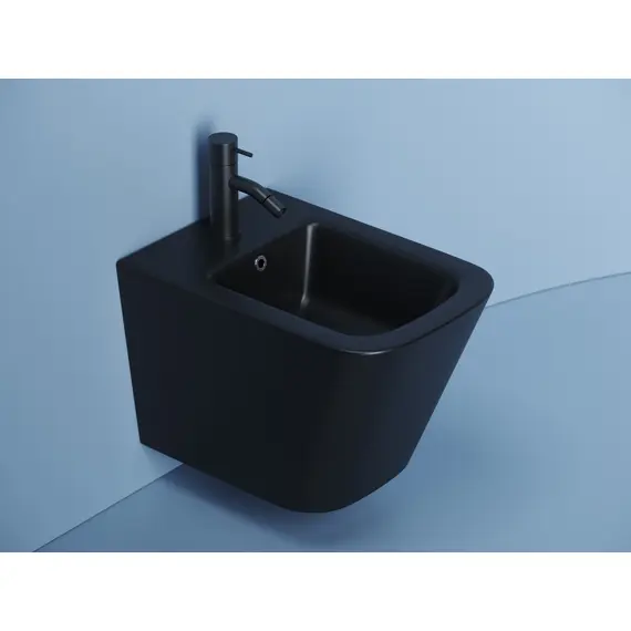 ПОДВЕСНОЕ БИДЕ CERAMICANOVA UNION, ЧЕРНЫЙ МАТОВЫЙ