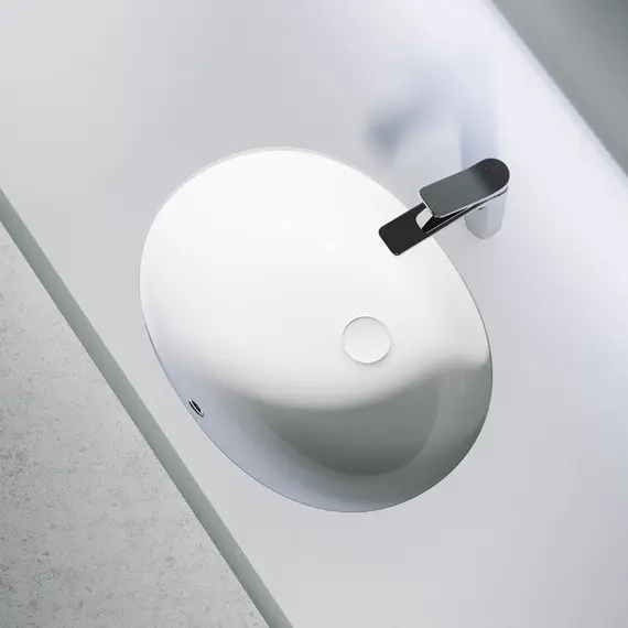 РАКОВИНА ВСТРАИВАЕМАЯ ПОД СТОЛЕШНИЦУ CERAMICANOVA ELEMENT 567X428X150 ММ, БЕЛЫЙ