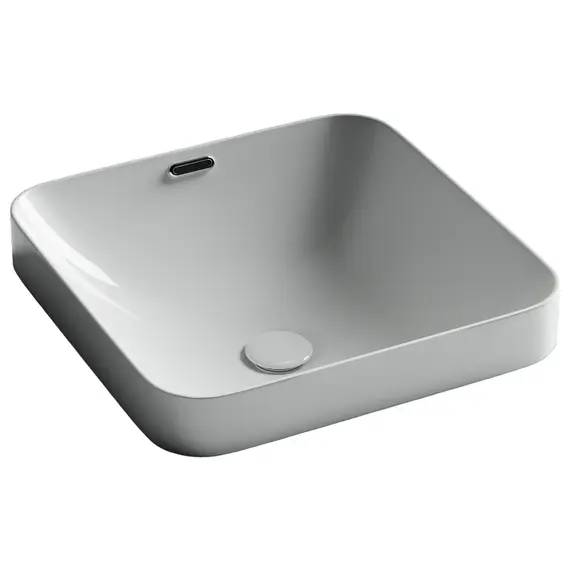 РАКОВИНА ВСТРАИВАЕМАЯ СВЕРХУ CERAMICANOVA ELEMENT КВАДРАТНАЯ 438X438X172 ММ, БЕЛЫЙ