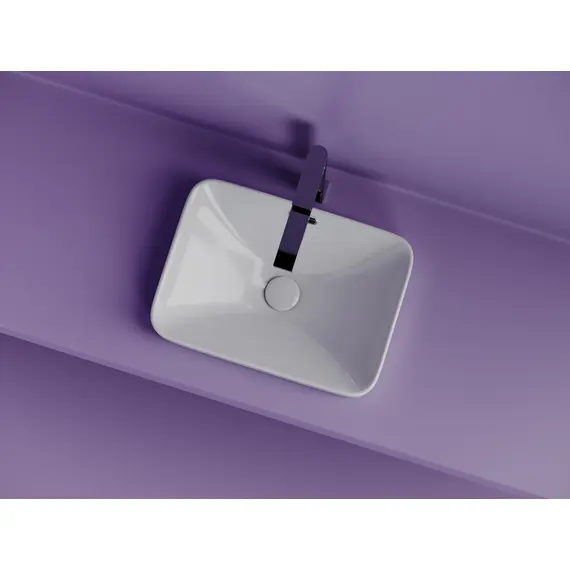 РАКОВИНА ВСТРАИВАЕМАЯ СВЕРХУ CERAMICANOVA ELEMENT ПРЯМОУГОЛЬНАЯ 460X330X170 ММ, БЕЛЫЙ