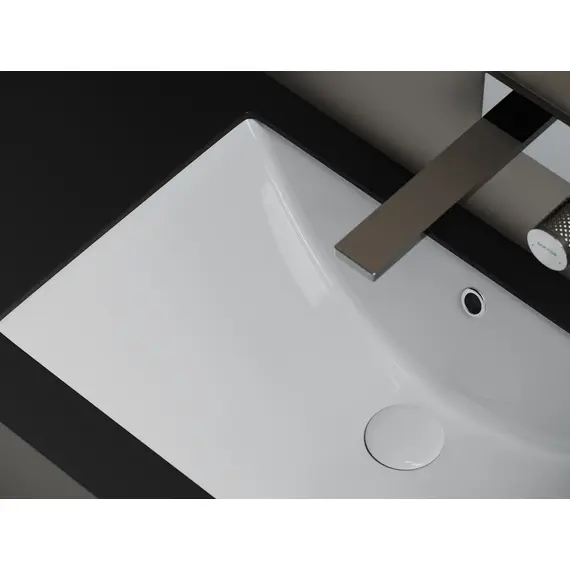 РАКОВИНА ВСТРАИВАЕМАЯ СНИЗУ CERAMICANOVA ERA ПРЯМОУГОЛЬНАЯ 600X390X190 ММ, БЕЛЫЙ