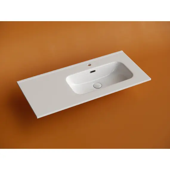 РАКОВИНА НАКЛАДНАЯ МЕБЕЛЬНАЯ CERAMICANOVA ELEMENT 1010X465X180 ММ, БЕЛЫЙ