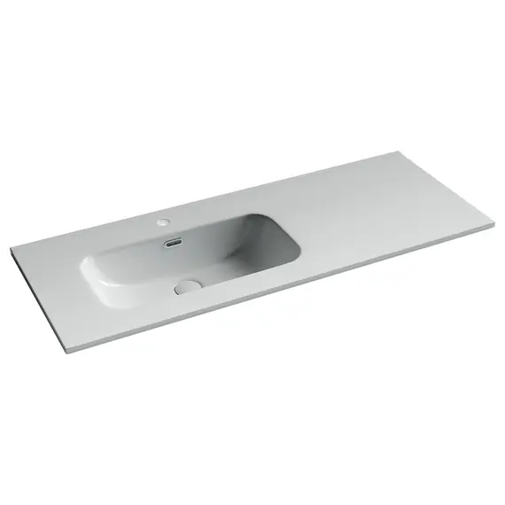 РАКОВИНА НАКЛАДНАЯ МЕБЕЛЬНАЯ CERAMICANOVA ELEMENT 1210X465X180 ММ, БЕЛЫЙ