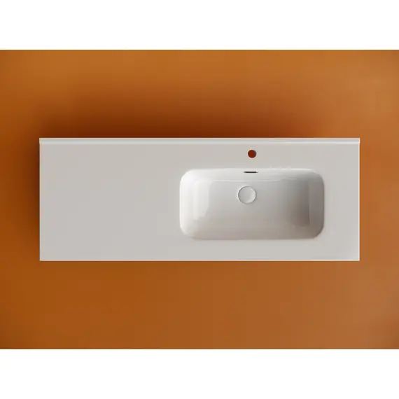 РАКОВИНА НАКЛАДНАЯ МЕБЕЛЬНАЯ CERAMICANOVA ELEMENT 1210X465X180 ММ, БЕЛЫЙ