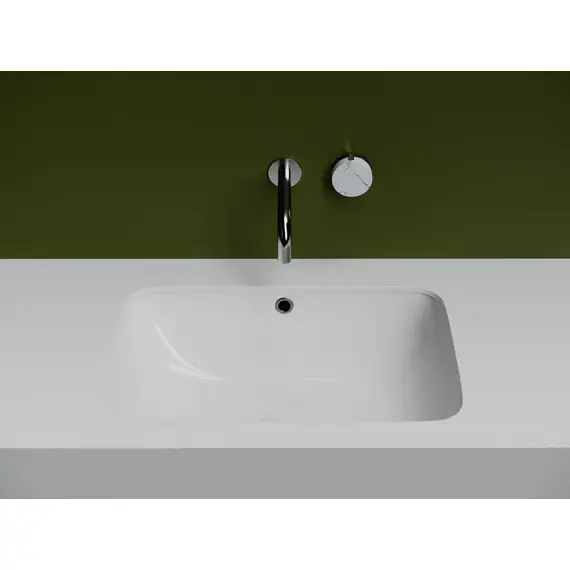 РАКОВИНА ВСТРАИВАЕМАЯ СНИЗУ CERAMICANOVA ELEMENT 540X360X190, БЕЛЫЙ