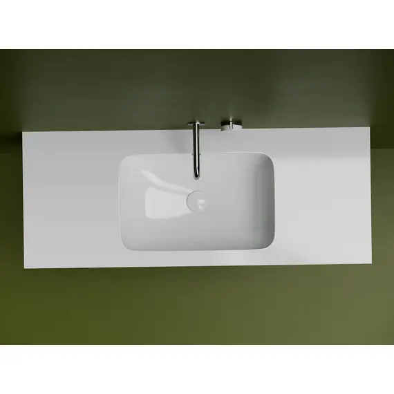 РАКОВИНА ВСТРАИВАЕМАЯ СНИЗУ CERAMICANOVA ELEMENT 540X360X190, БЕЛЫЙ