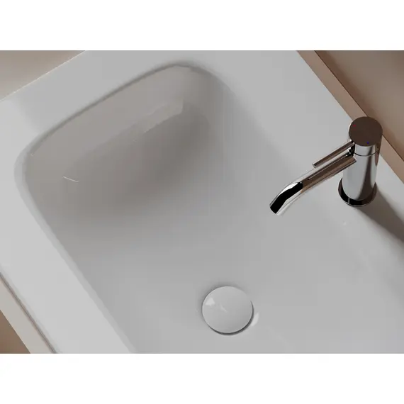 РАКОВИНА НАКЛАДНАЯ МЕБЕЛЬНАЯ CERAMICANOVA GRACE 710X457X137 ММ, С ОТВЕРСТИЕМ ПОД СМЕСИТЕЛЬ, БЕЛЫЙ