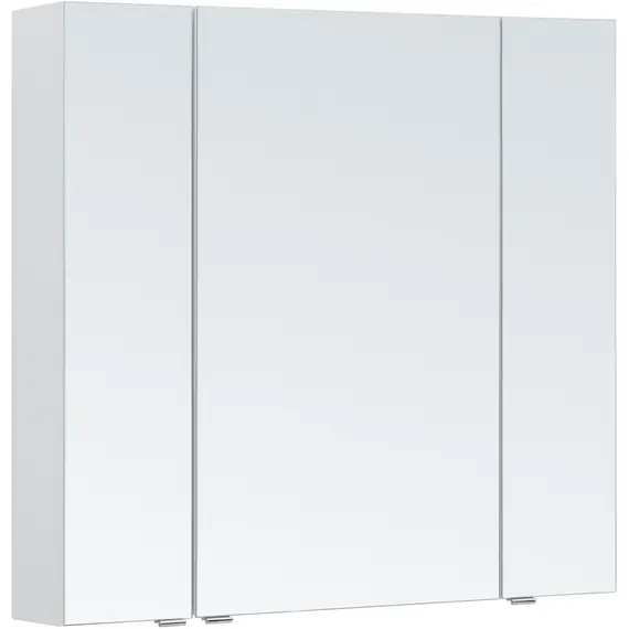 ЗЕРКАЛЬНЫЙ ШКАФ AQUANET АЛВИТА NEW 90 БЕЛЫЙ МАТОВЫЙ