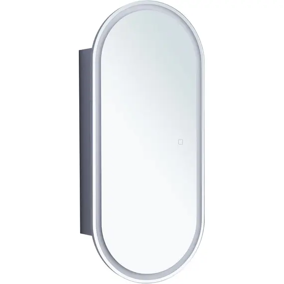 ЗЕРКАЛЬНЫЙ ШКАФ AQUANET МОНТЕ 40 БЕЛЫЙ, С LED ПОДСВЕТКОЙ