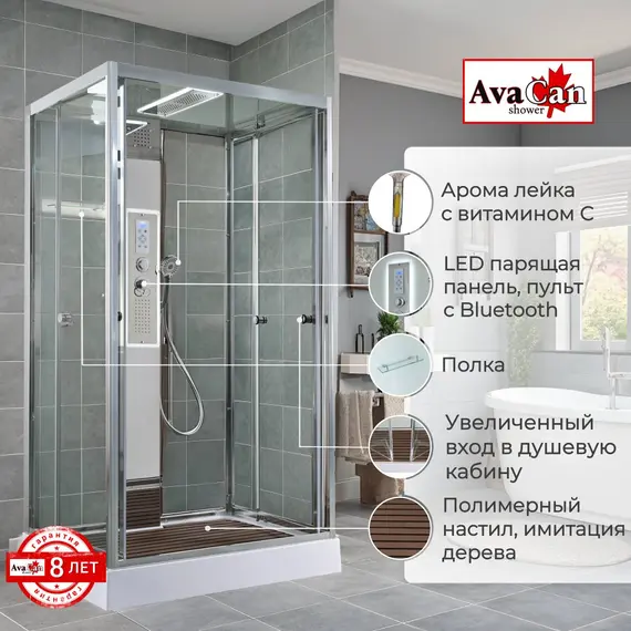 ДУШЕВАЯ КАБИНА AVACAN Z1912LED