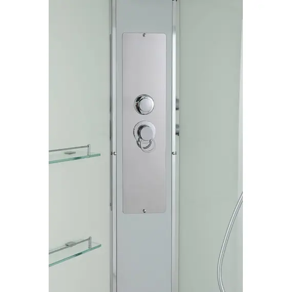 ДУШЕВАЯ КАБИНА AVACAN EM3812LNT БЕЗ КРЫШИ ПРОЗРАЧНАЯ