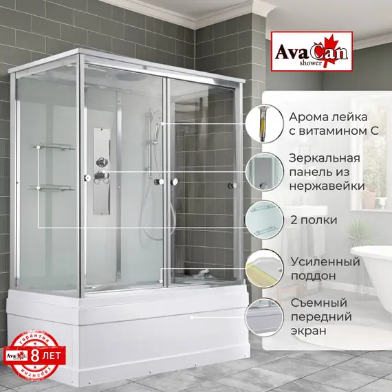 ДУШЕВАЯ КАБИНА AVACAN V5015 СТАНДАРТНАЯ