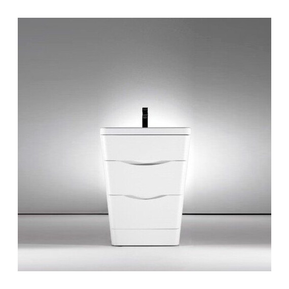 МЕБЕЛЬ ДЛЯ ВАННОЙ BELBAGNO PIRAMIDE 65 НАПОЛЬНАЯ БЕЛАЯ