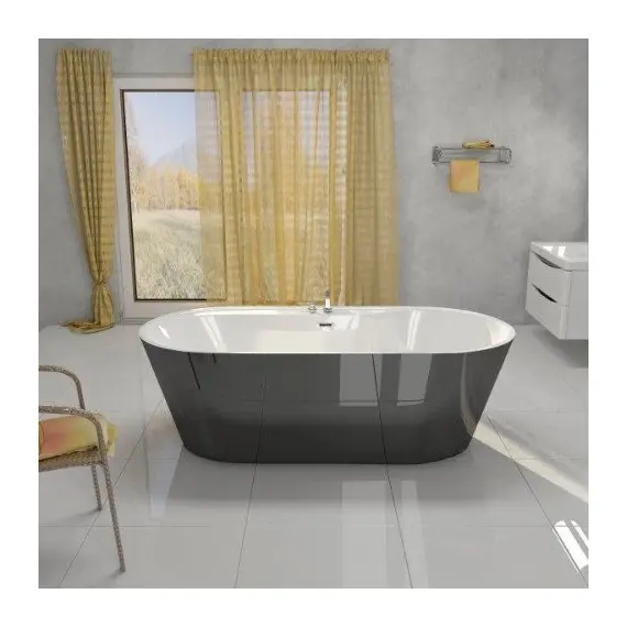 ВАННА АКРИЛОВАЯ BELBAGNO BB14 NERO/BIA